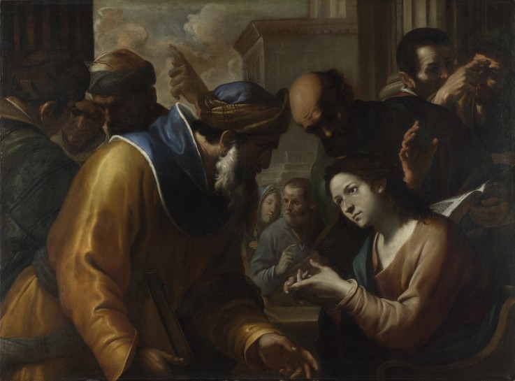 Christ disputing with the Doctors à Gregorio Preti