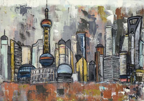 Shanghai Skyline à Karin Greife