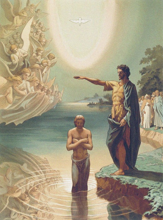 The Baptism of Christ à Grigori Grigorevich Gagarin