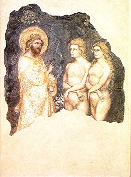 Adam and Eve Blessed by God à Guariento d` Arpo