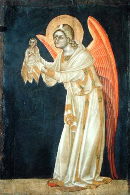 Angel Presenting a Soul à Guariento d` Arpo