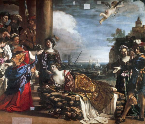Death of Dido / Guercino à Guercino (alias Giovanni Francesco Barbieri)