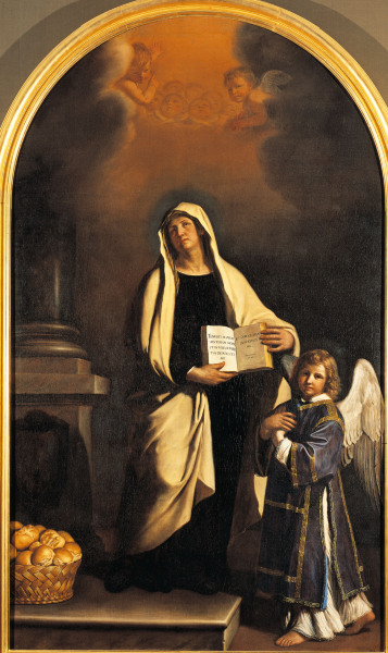 Guercino / St.Francesca Romana / 1756 à Guercino (alias Giovanni Francesco Barbieri)