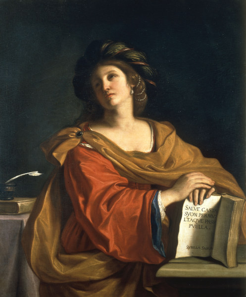 Guercino, Samian Sibyl à Guercino (alias Giovanni Francesco Barbieri)