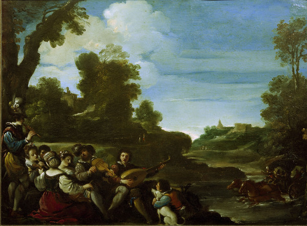 Guercino, Summer Diversions / Paint. à Guercino (alias Giovanni Francesco Barbieri)
