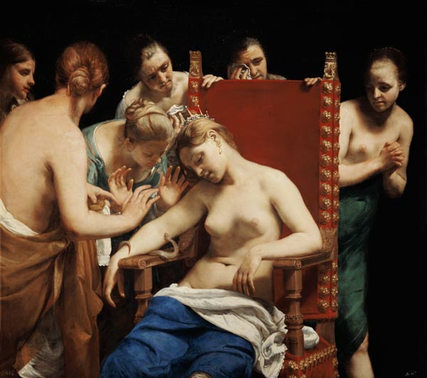The Death of Cleopatra à Guido Cagnacci