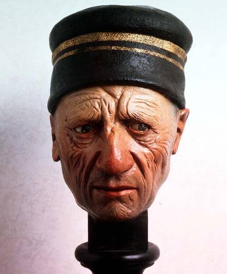Head of a Man in a Hat (Joseph of Arimathaea or Nicodemus) à Guido  Mazzoni