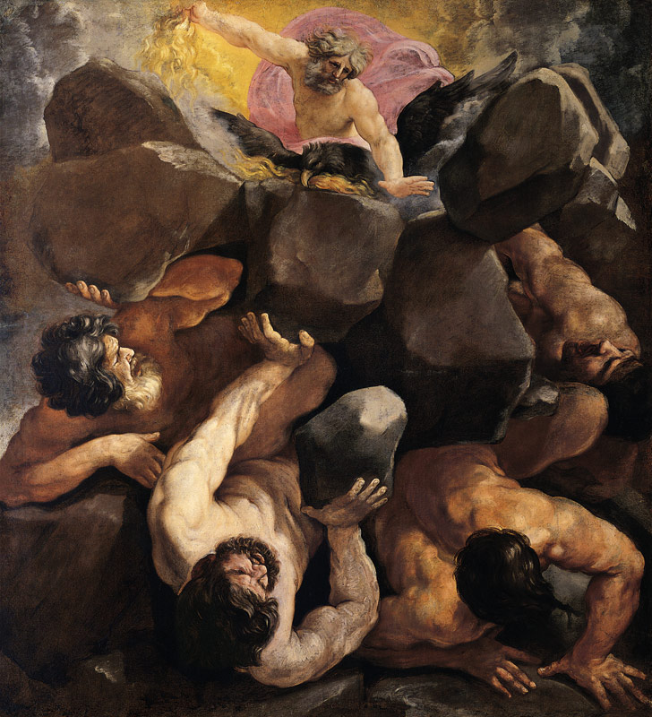 Reni / The Fall of the Titans / c.1636 à Guido Reni