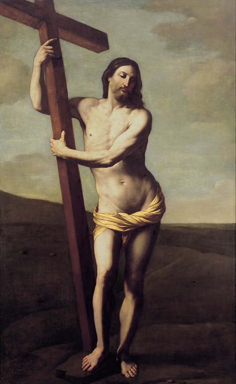 Christ Embracing the Cross à Guido Reni