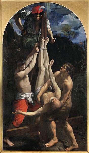 Reni / Crucifixion of St.Peter / c.1604 à Guido Reni