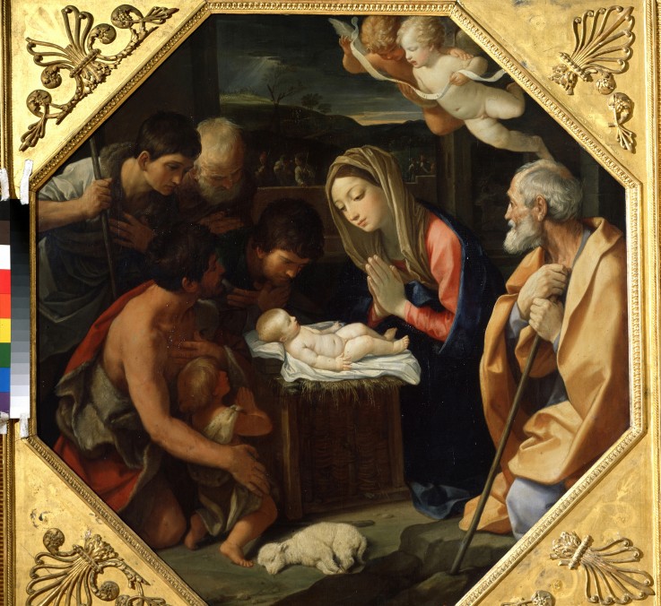 The Adoration of the Christ Child à Guido Reni