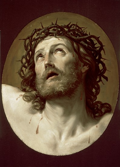 Head of Christ Crowned with Thorns, early 1630s à Guido Reni