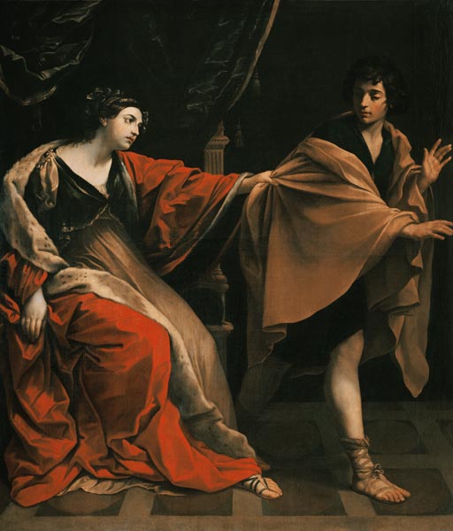 Joseph et la femme de Potiphar à Guido Reni