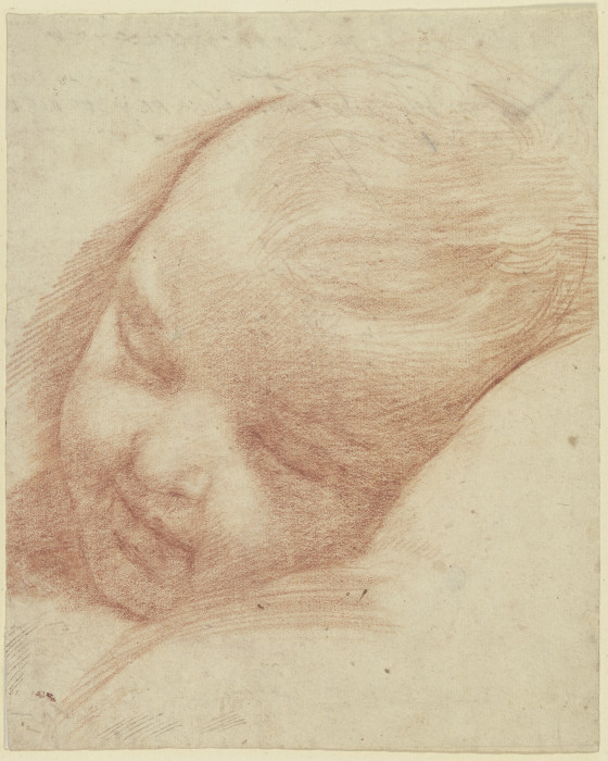 Kopf eines schlafenden Kleinkindes à Guido Reni