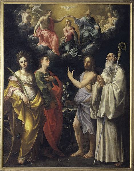 Reni / Coronation of Mary / c.1595 à Guido Reni