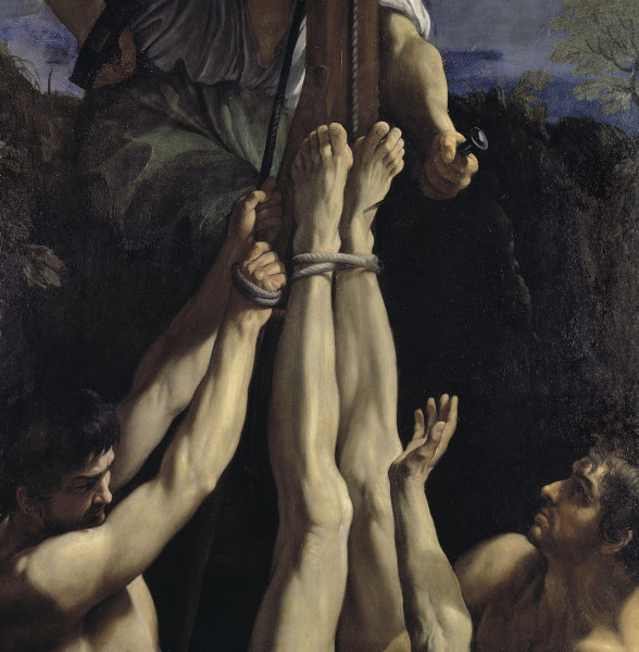 Reni / Crucifixion of St.Peter / Detail à Guido Reni