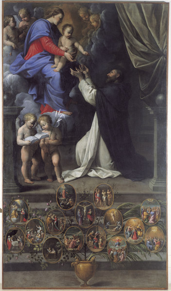 Reni / Madonna of the Rosary / c.1596 à Guido Reni