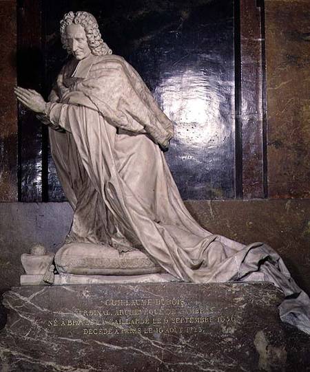 The Tomb of Cardinal Guillaume Dubois (1656-1723) à Guillaume I Coustou