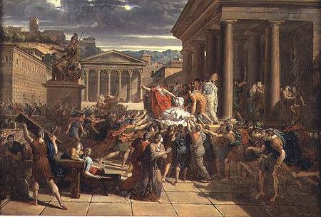 The Death of Caesar (100-44 BC) à Guillaume Lethière