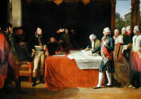 Preliminaries of the Peace Signed at Leoben, 17th April 1797 à Guillaume Lethière