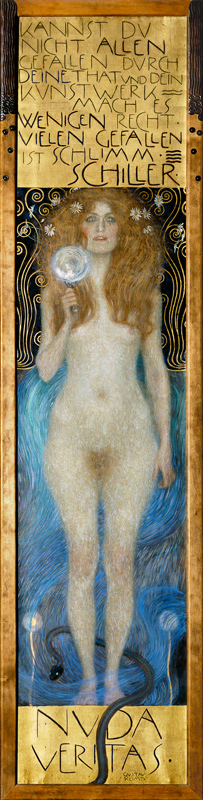 La Vérité Nue à Gustav Klimt