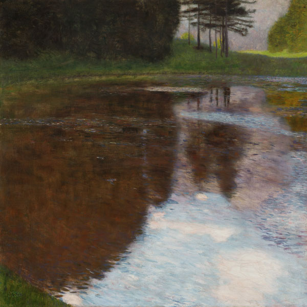 Still Pond à Gustav Klimt