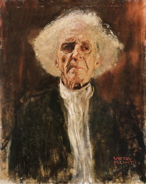 Study of the Head of a Blind Man à Gustav Klimt