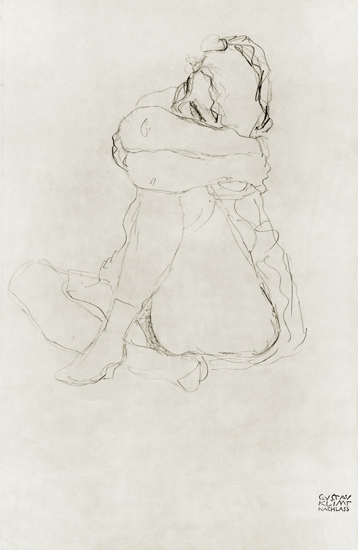 Femme assise à Gustav Klimt