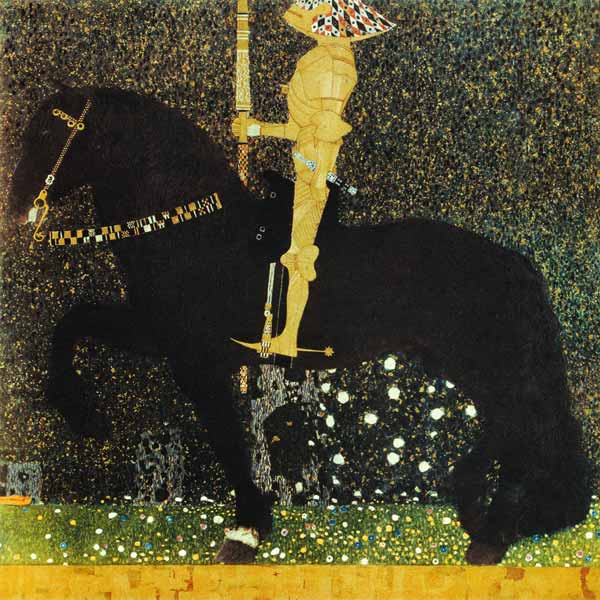 le chevalier d'or à Gustav Klimt