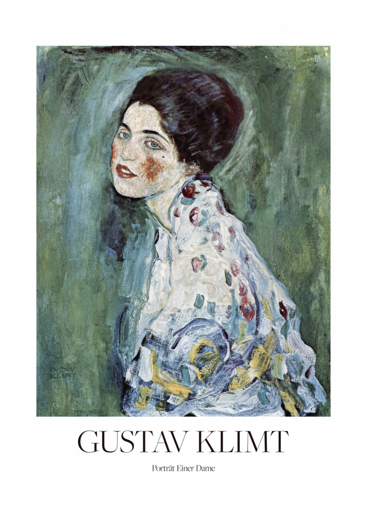 Porträt Einer Dame (1916–1917) Poster à Gustav Klimt
