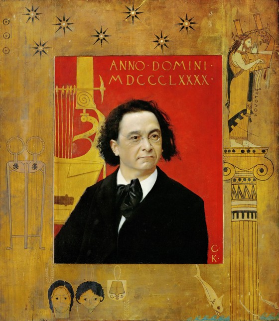 Portrait of Joseph Pembaur, the Pianist and Composer à Gustav Klimt