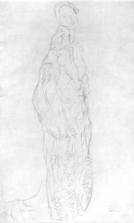 Robed Standing Lady à Gustav Klimt