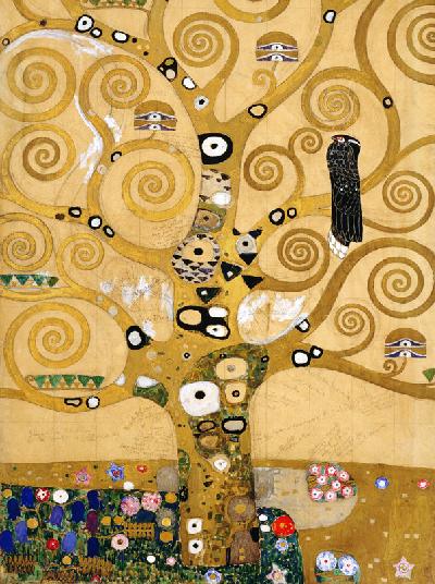 L'arbre de vie, section centrale (détail) - Gustav Klimt