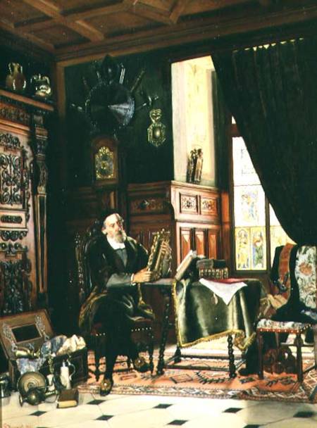 The Collector of Antiques à Gustav Koppel