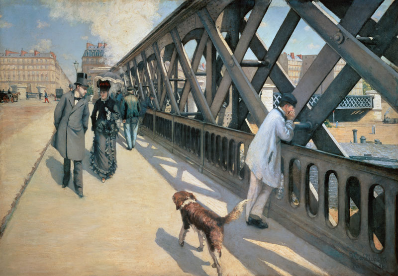 Sur le pont Europe à Gustave Caillebotte