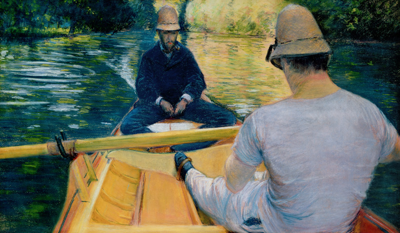 Boaters on the Yerres à Gustave Caillebotte