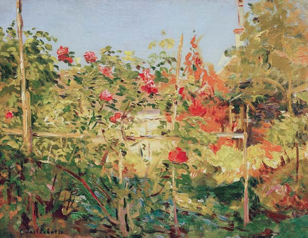 Garten in Trouville à Gustave Caillebotte