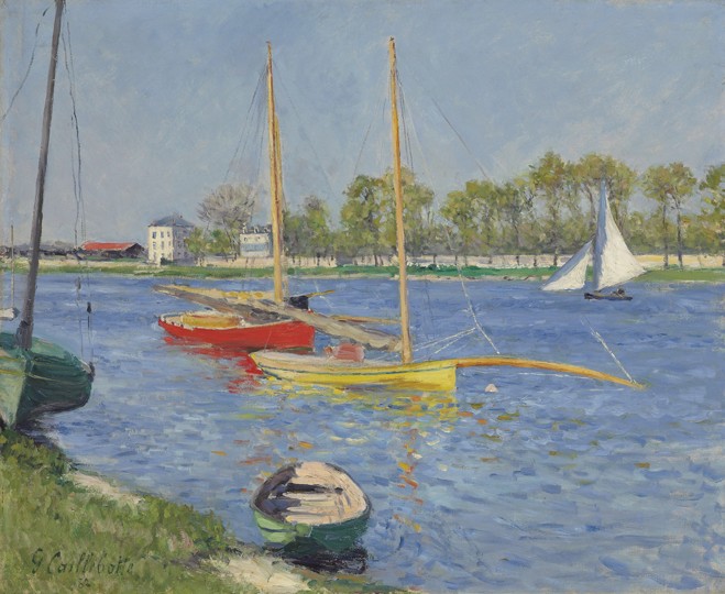 The Seine at Argenteuil à Gustave Caillebotte