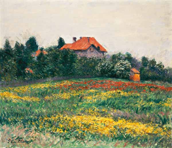 Landschaft in der Normandie à Gustave Caillebotte