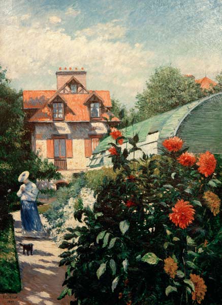 Le jardin à Gustave Caillebotte