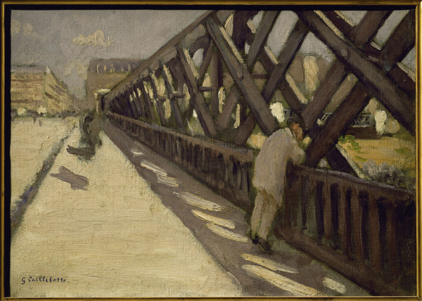 Le Pont de lEurope, esquisse preliminai à Gustave Caillebotte