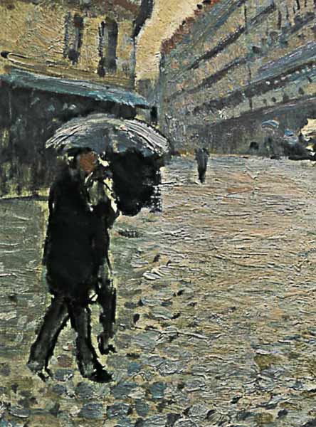 Paris, a Rainy Day à Gustave Caillebotte