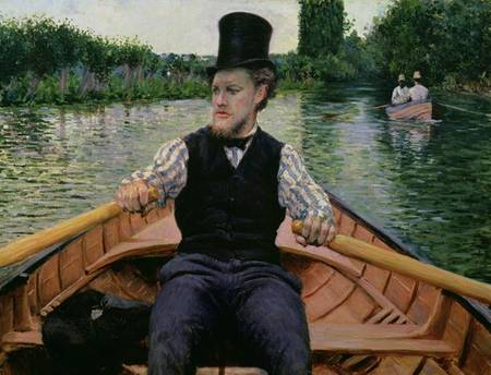 Rower in a Top Hat à Gustave Caillebotte