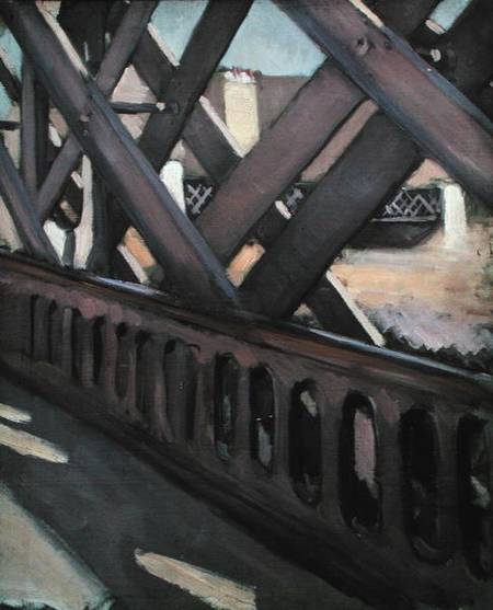 Study of Le Pont de l'Europe à Gustave Caillebotte
