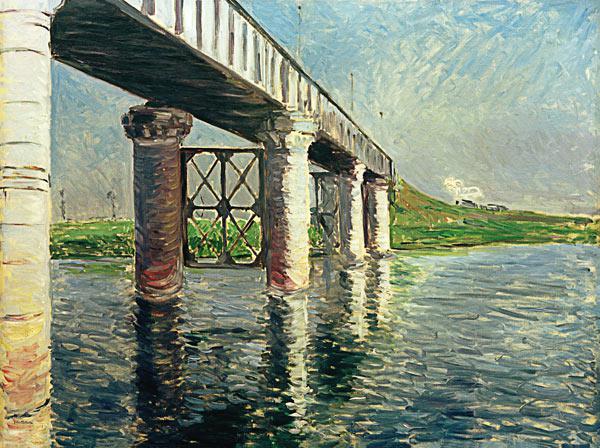 Le pont d'Argenteuil - Gustave Caillebotte
