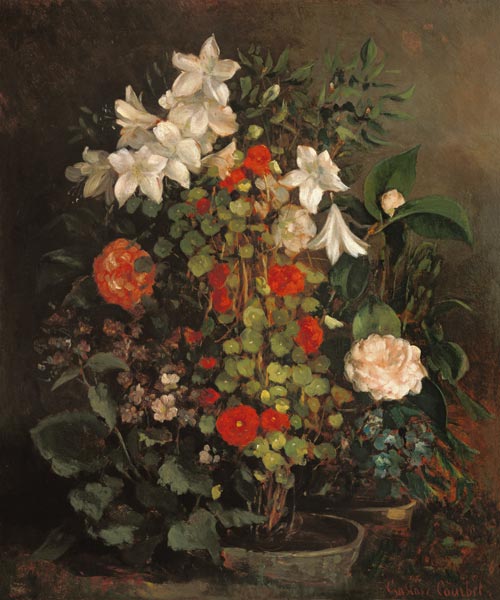 nature morte à Gustave Courbet