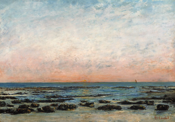 Sunset, Trouville à Gustave Courbet