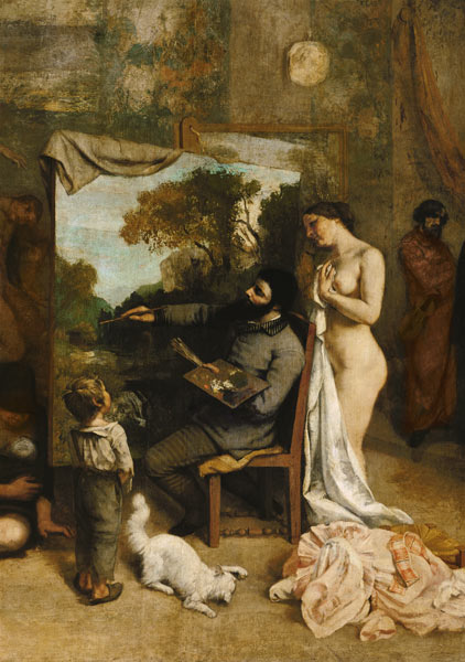 The studio à Gustave Courbet