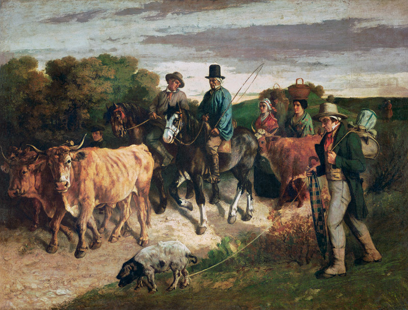 Paysans de Flagey à Gustave Courbet