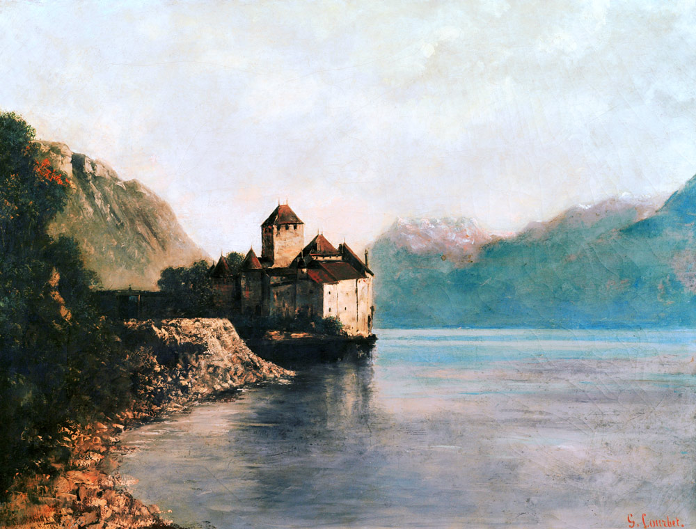 Chillon Castle à Gustave Courbet